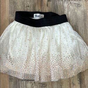 Epic Threads White and Gold Star Skirt